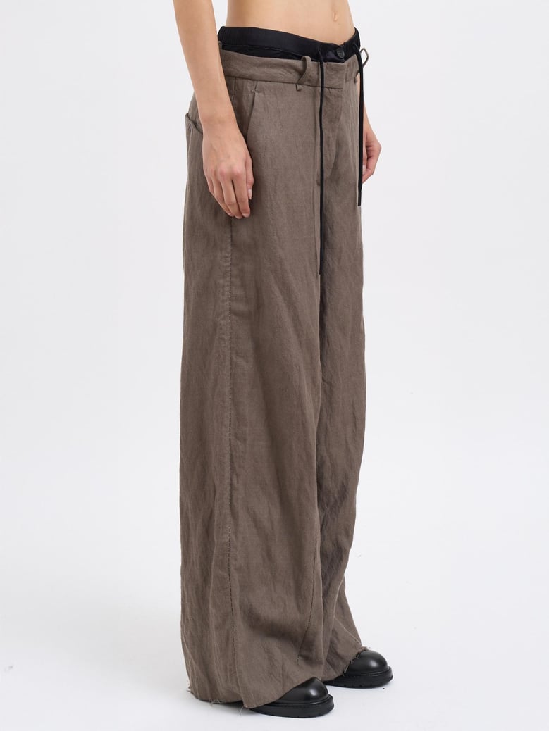 oversized wool trousers by Selfnex