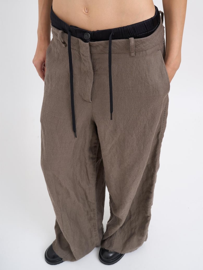 oversized wool trousers by Selfnex