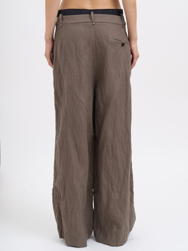 oversized wool trousers by Selfnex