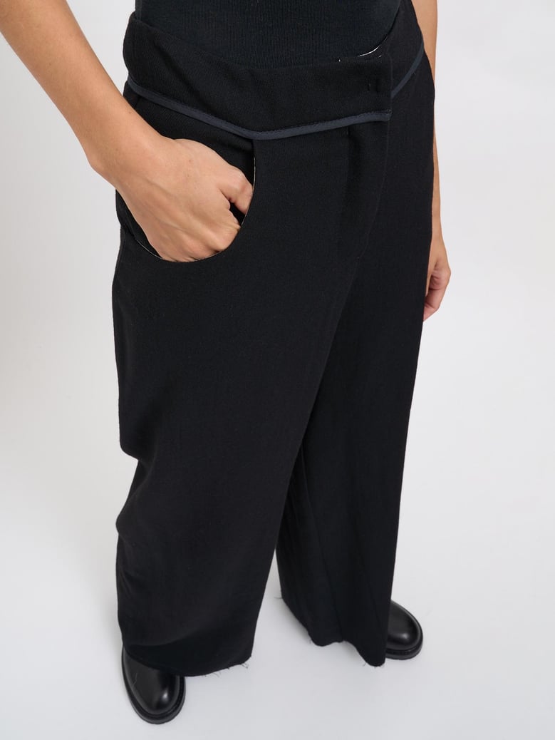 wide trousers with belt by Selfnex