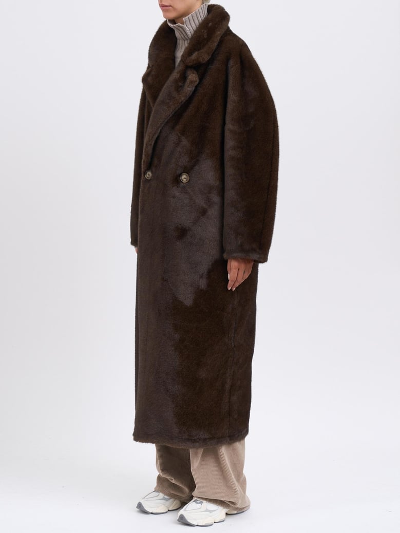 faux fur coat by Selfnex