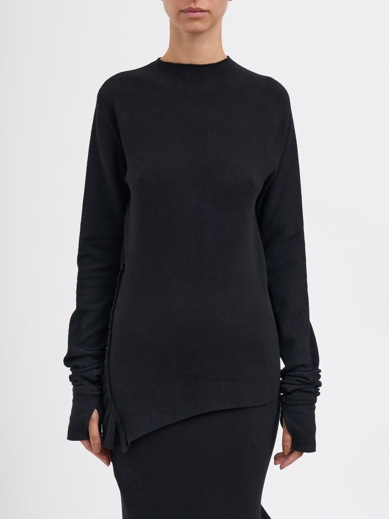 stretch cotton sweater by Selfnex