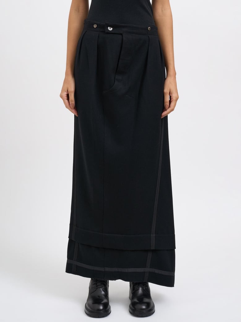 long wool skirt by Selfnex
