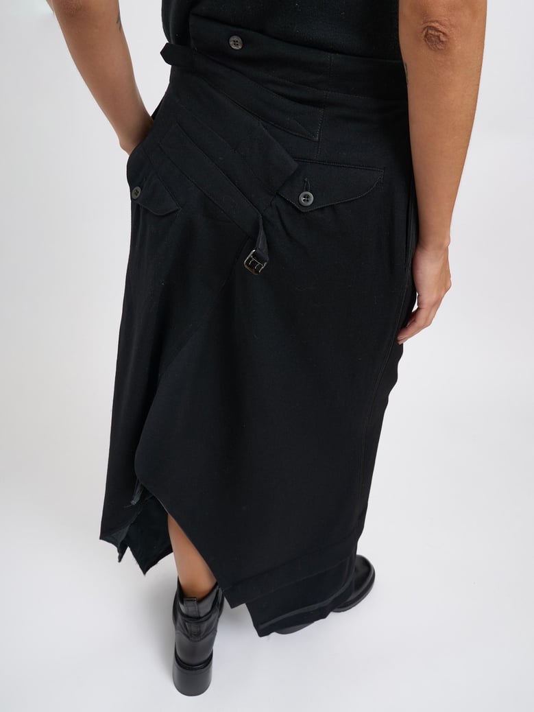 long wool skirt by Selfnex