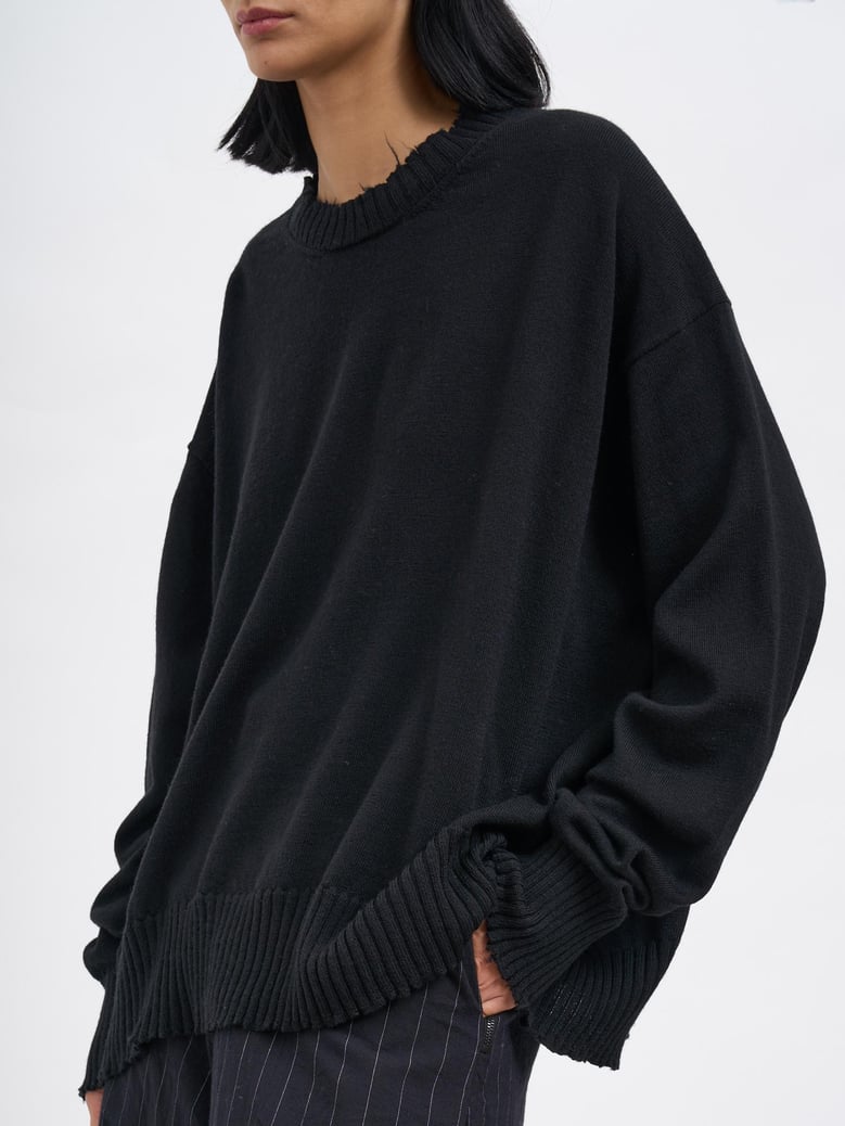 over flared sweater by Selfnex