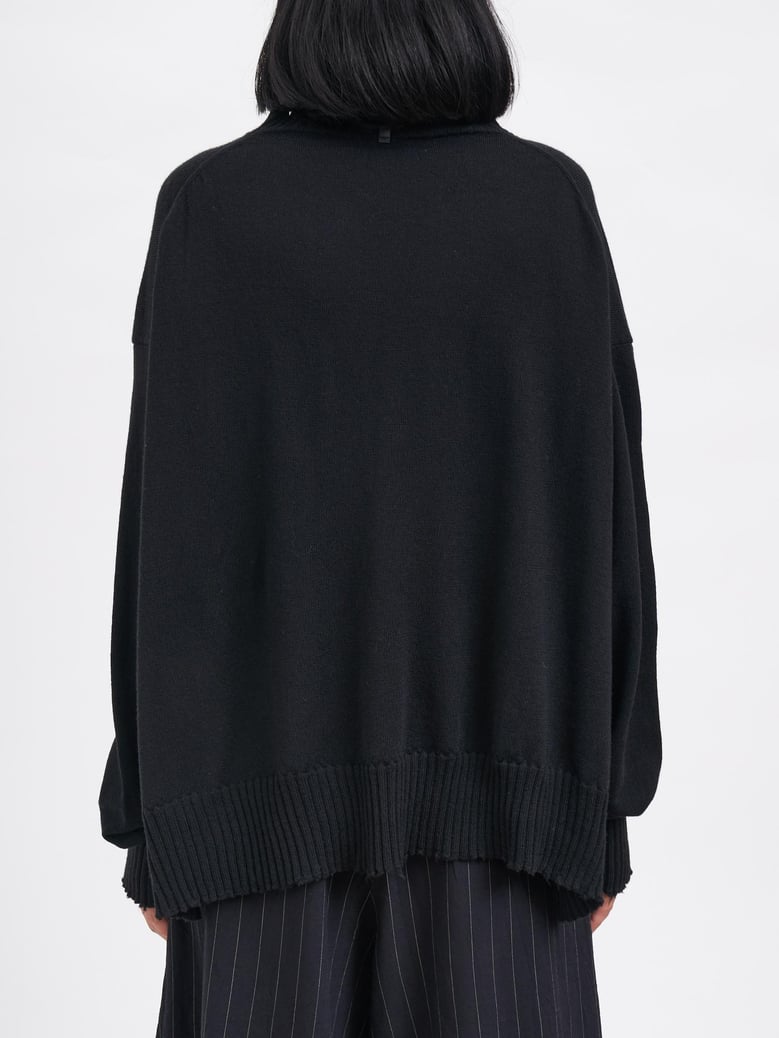 over flared sweater by Selfnex
