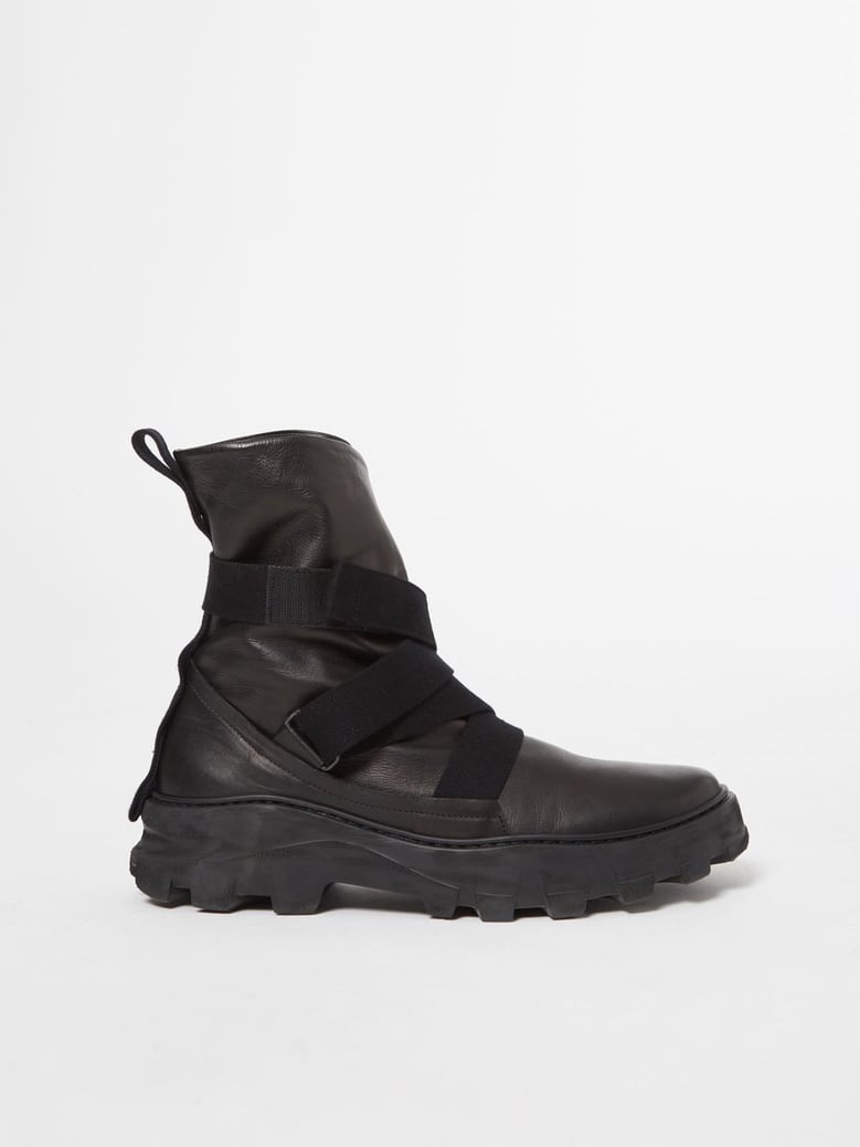 convertible leather ankle boot by Selfnex