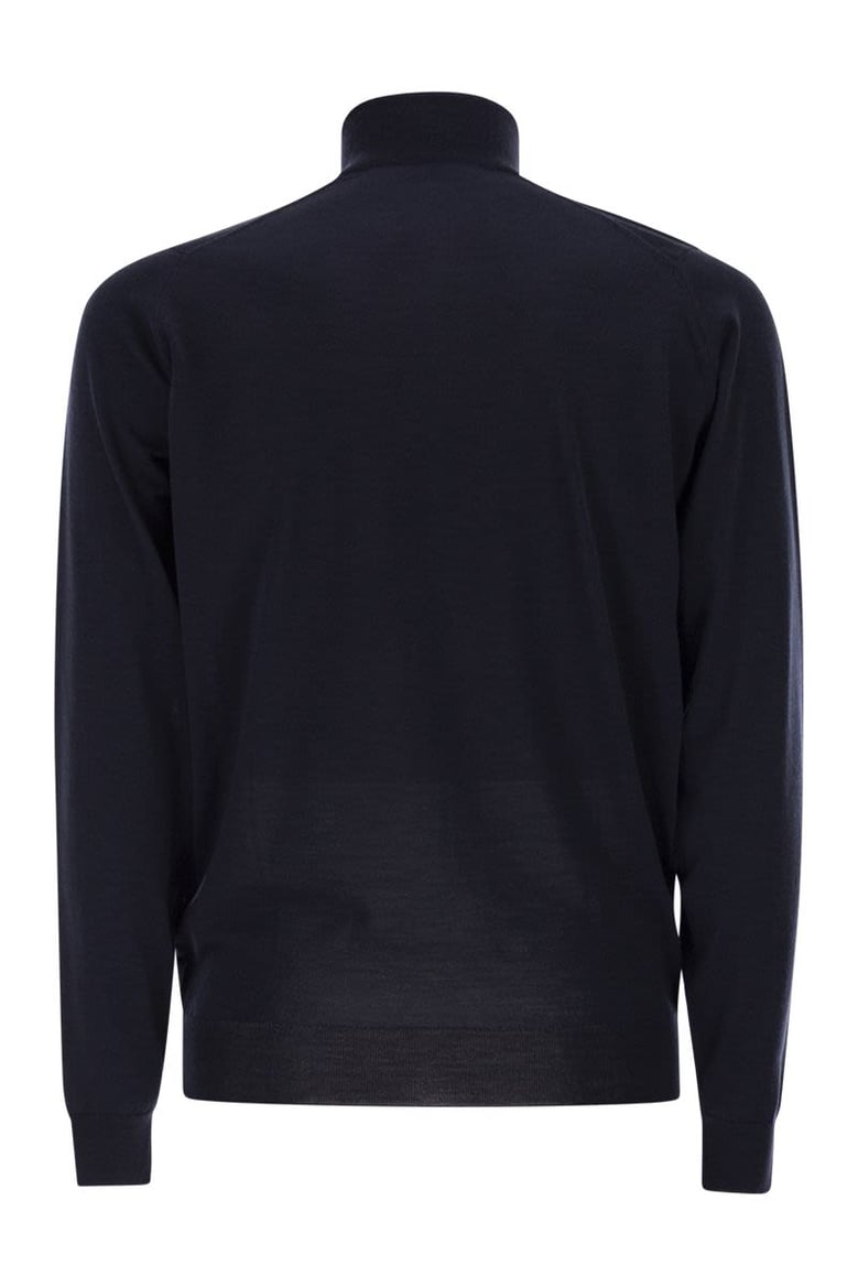 barrow - high-neck jumper with half zip by Selfnex