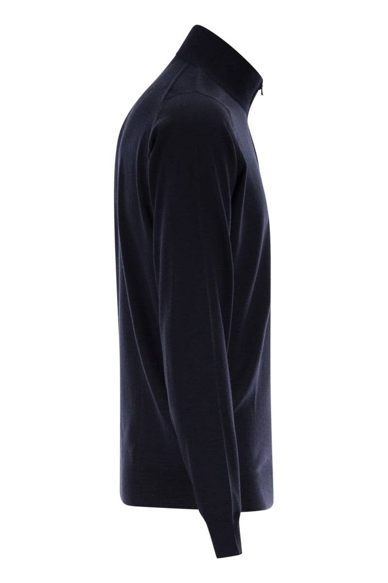barrow - high-neck jumper with half zip by Selfnex