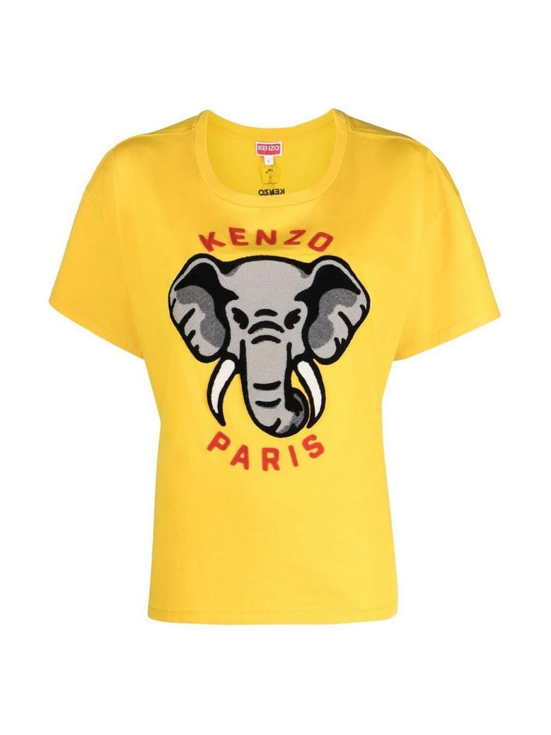 elephant logo relaxed fit t-shirt by Selfnex
