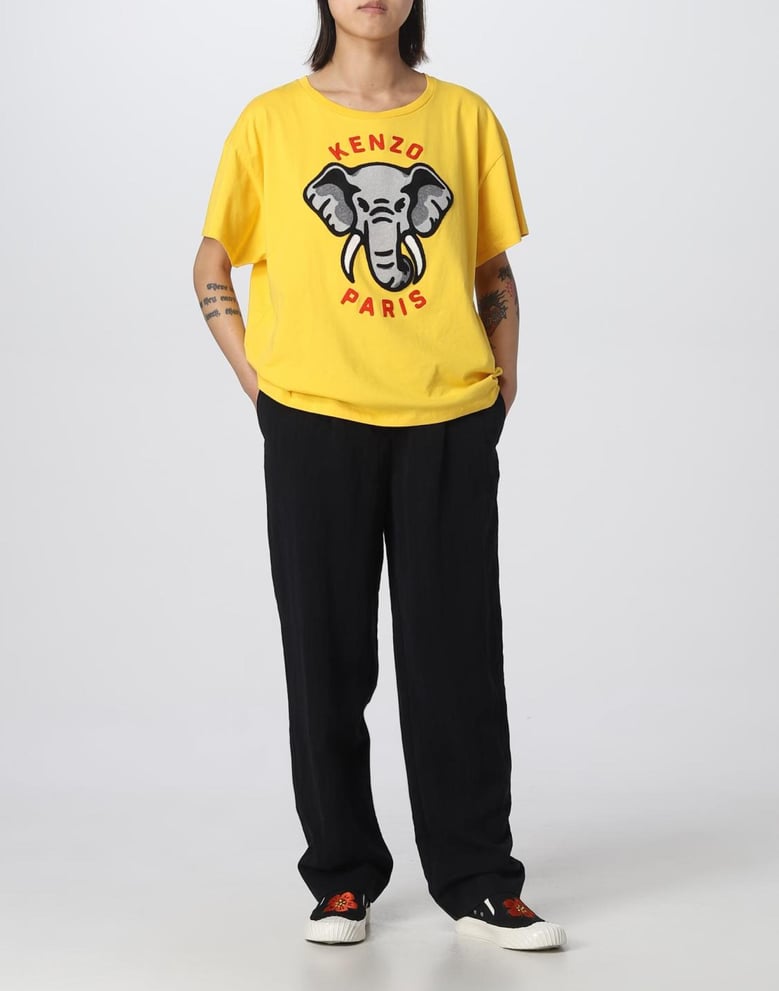 elephant logo relaxed fit t-shirt by Selfnex