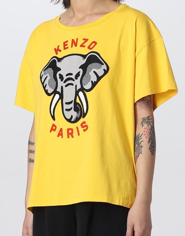 elephant logo relaxed fit t-shirt by Selfnex