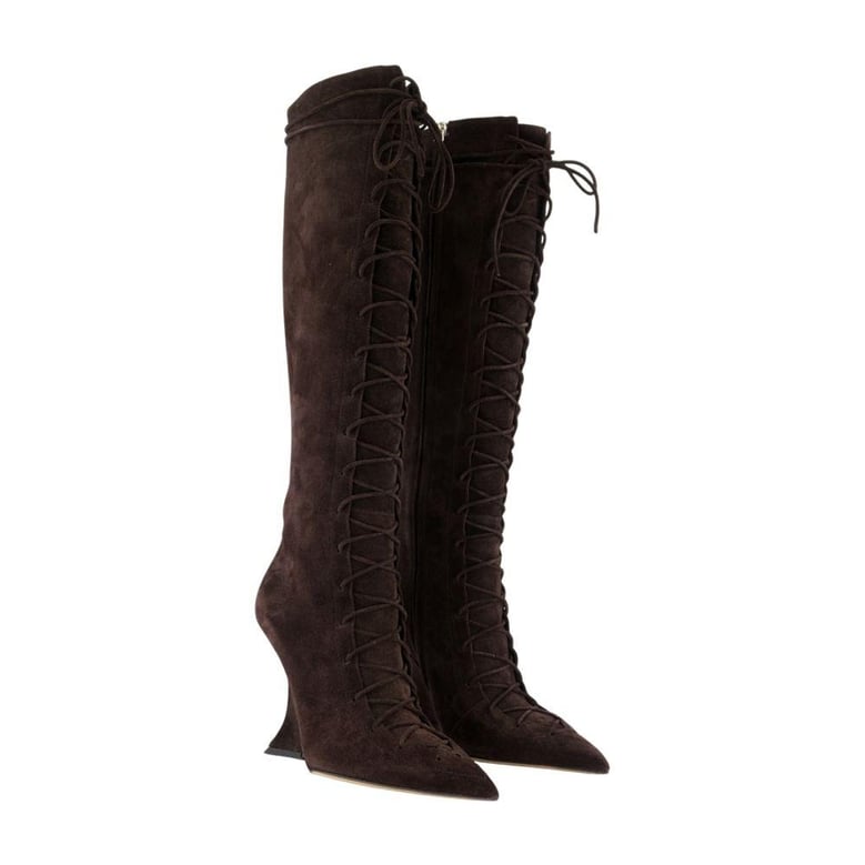 nina lace up 105 boots by Selfnex