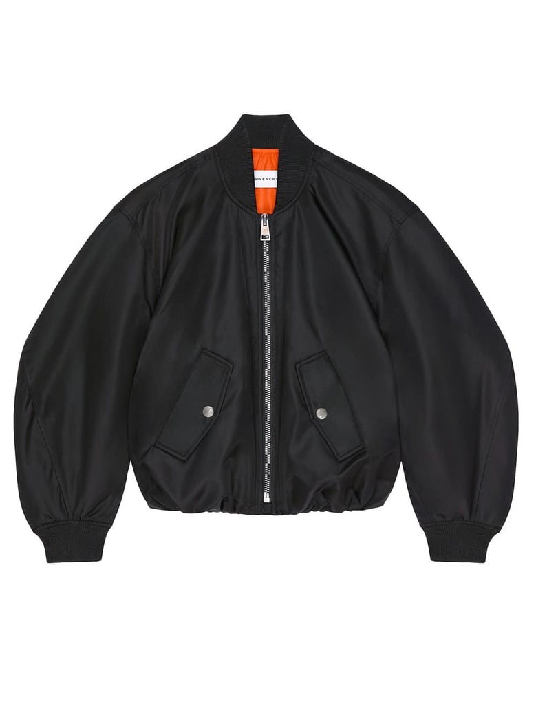 cropped cocoon bomber by Selfnex