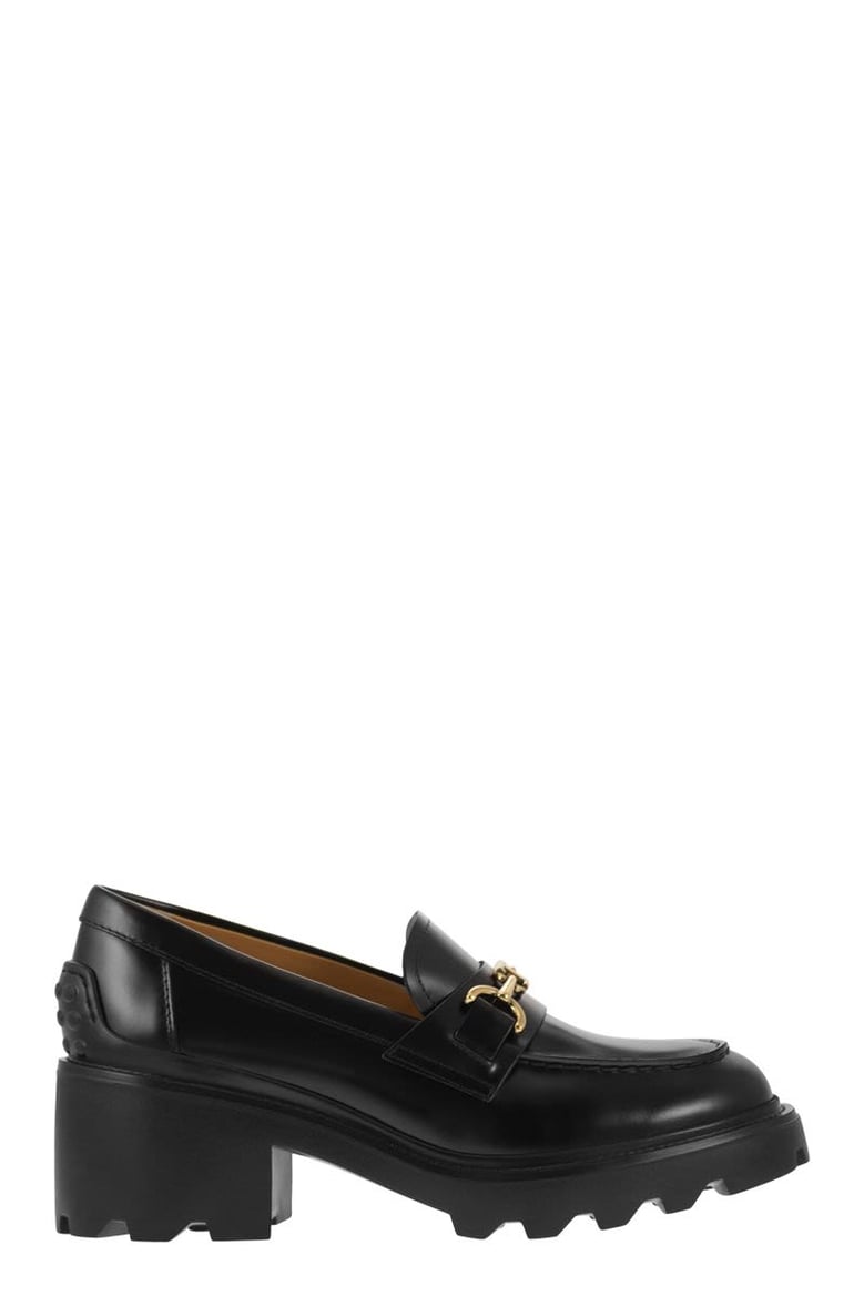 leather moccasin with carrarmato bottom by Selfnex