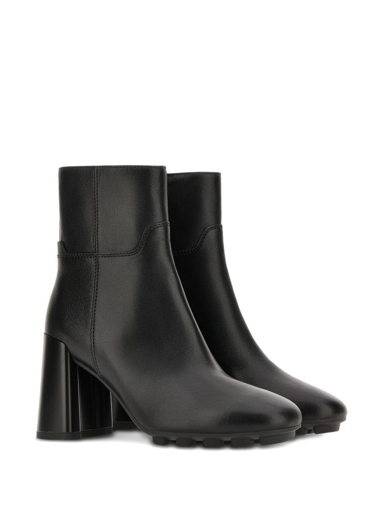 h695 leather ankle boots by Selfnex