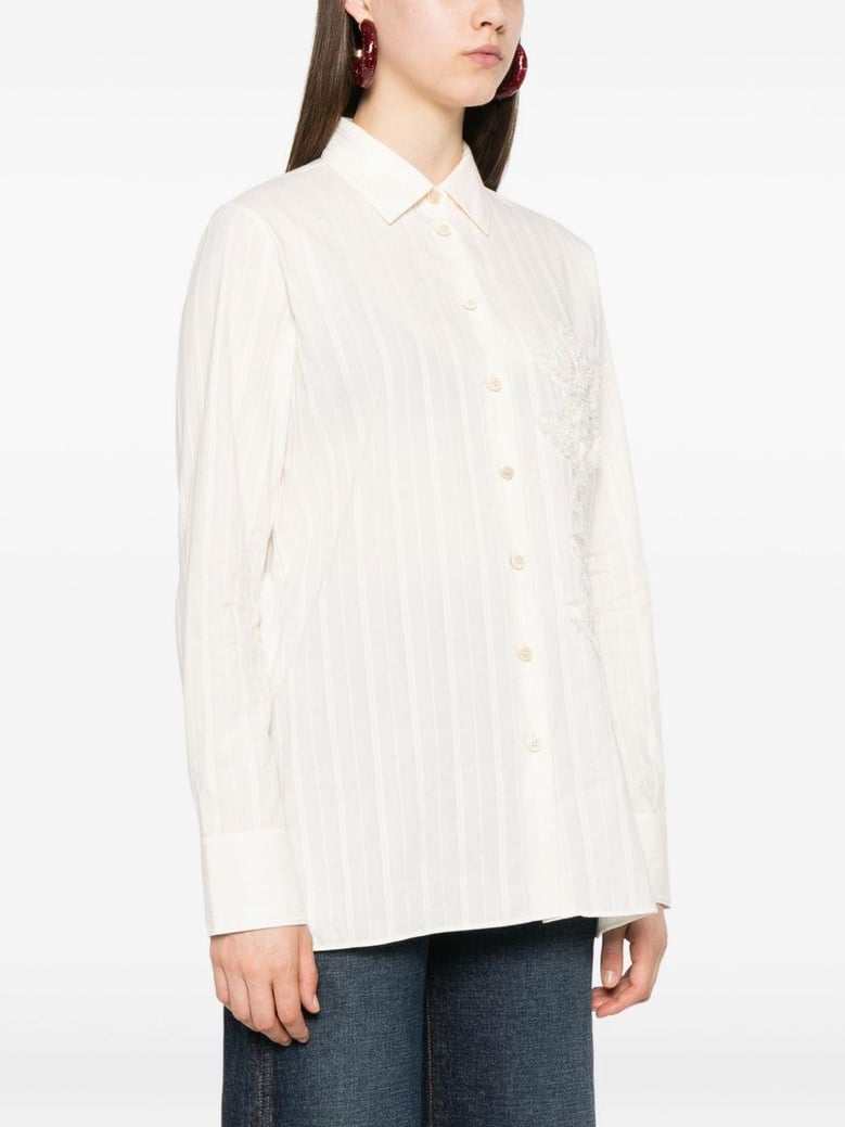 cotton sequined shirt by Selfnex
