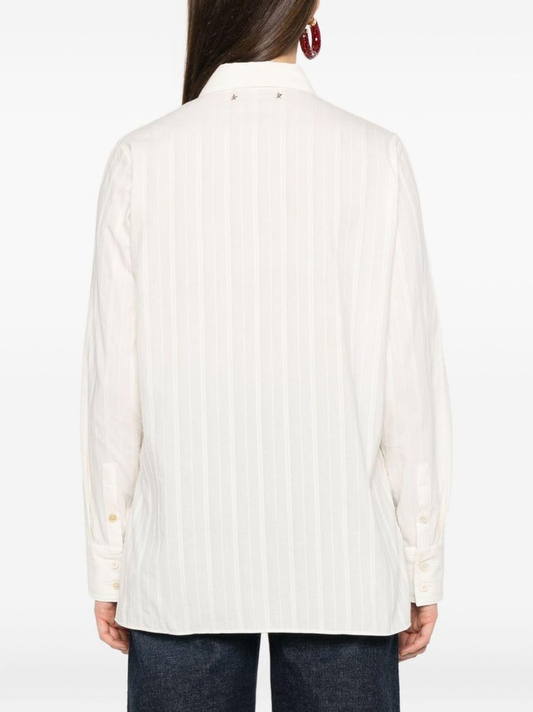 cotton sequined shirt by Selfnex
