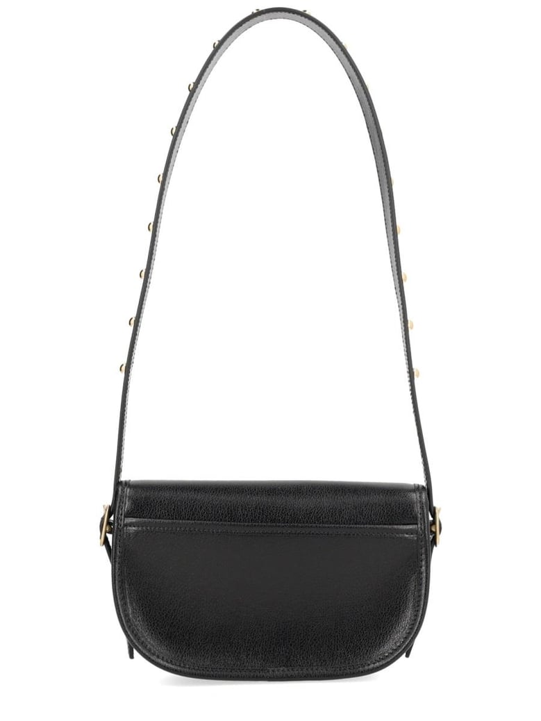 black bovine handbag by Selfnex
