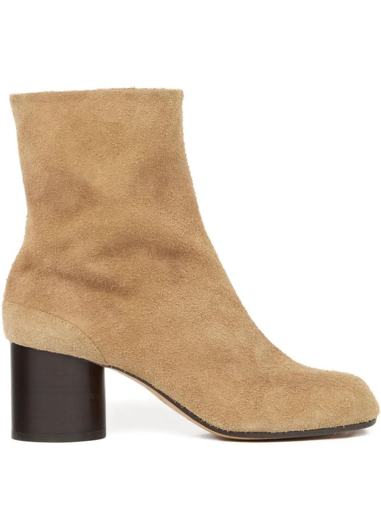 brown leather boots by Selfnex