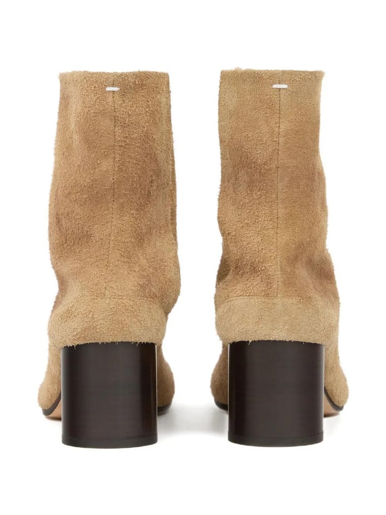 brown leather boots by Selfnex