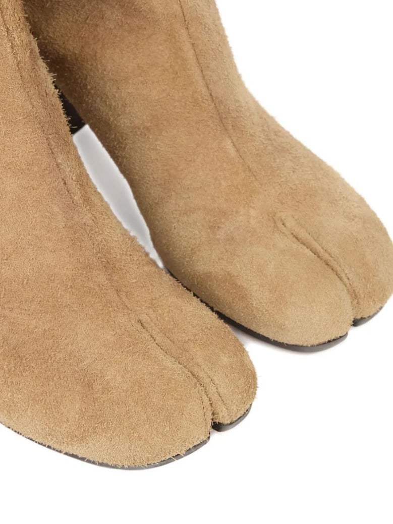 brown leather boots by Selfnex