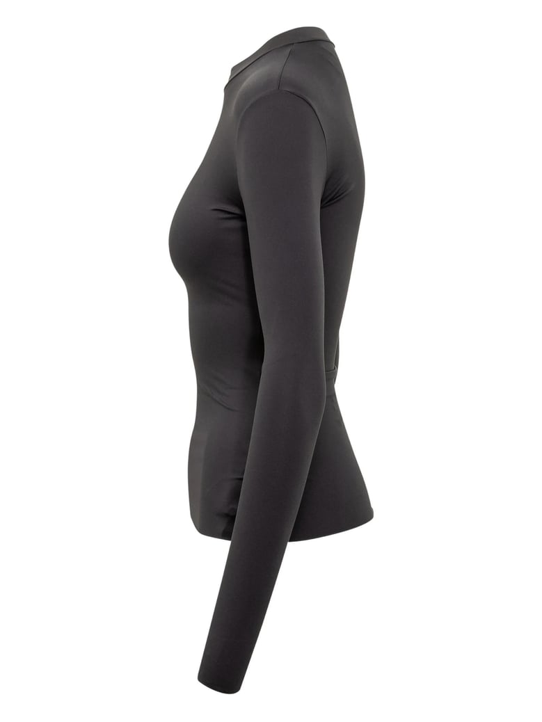 black polyamide top by Selfnex