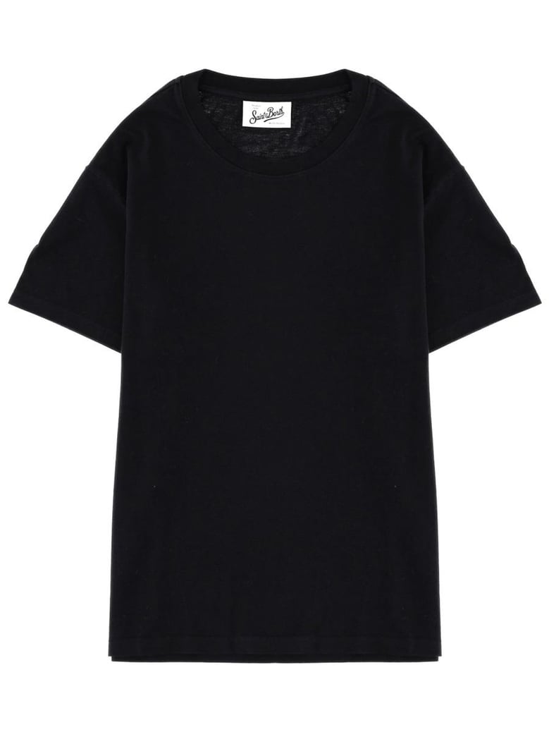 black cotton t-shirt by Selfnex