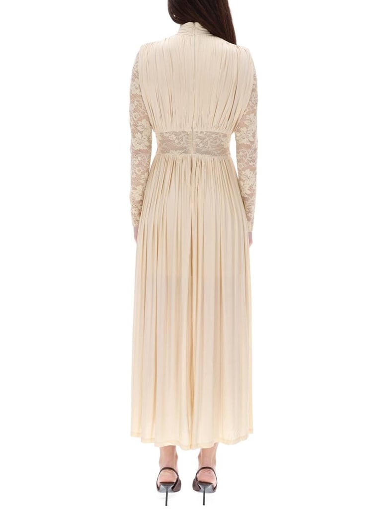 ivory viscose dress by Selfnex