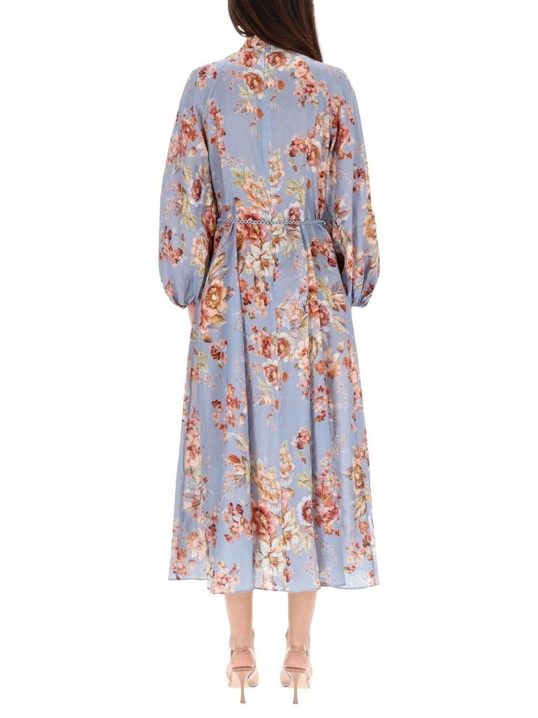 multicolour linen dress by Selfnex