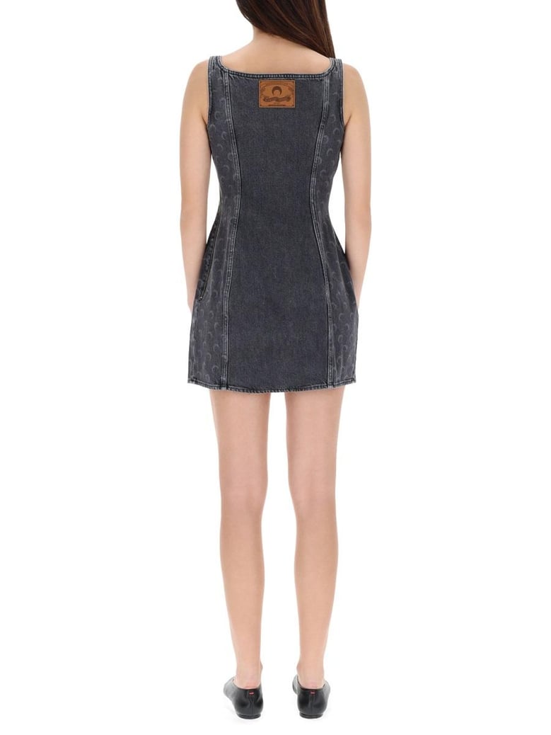 grey cotton dress by Selfnex
