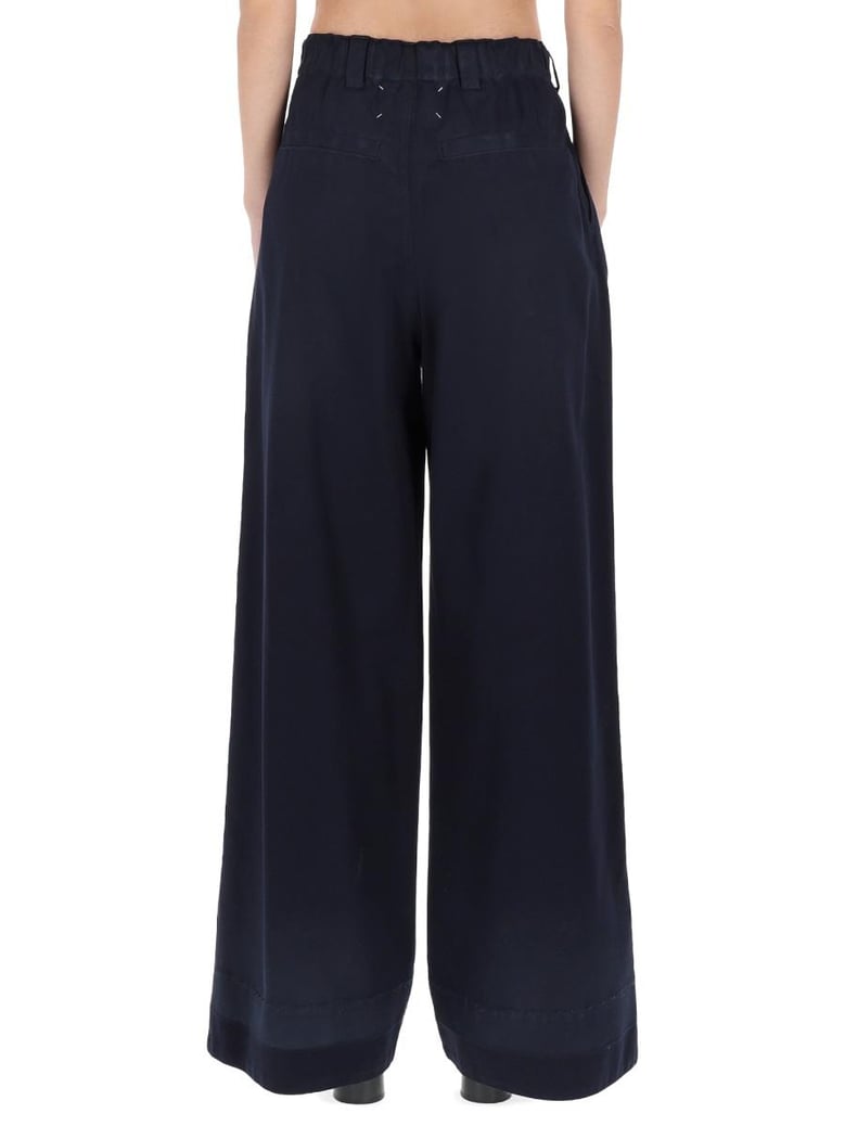 blue polyester cotton jeans by Selfnex