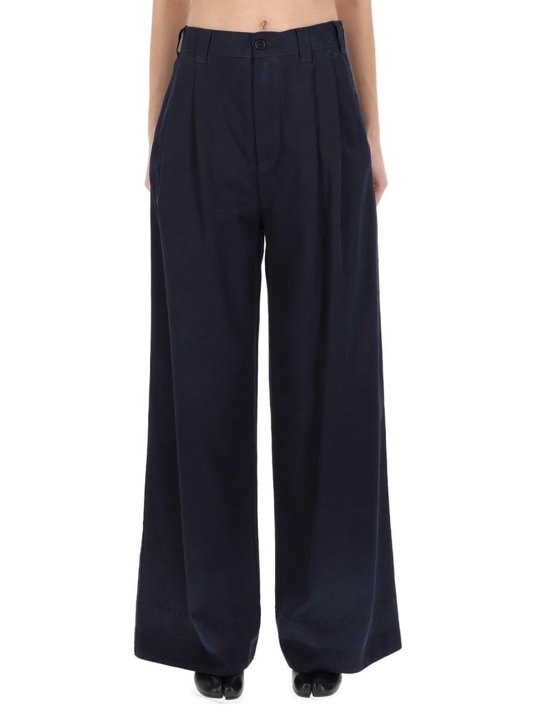blue polyester cotton jeans by Selfnex