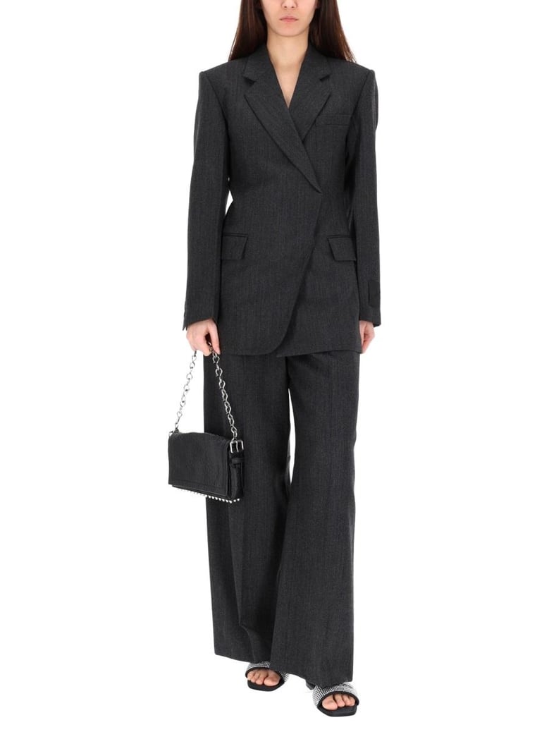 black wool dress by Selfnex