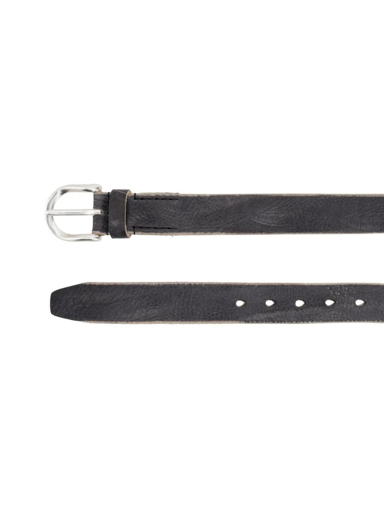 silver bovine leather necklace by Selfnex