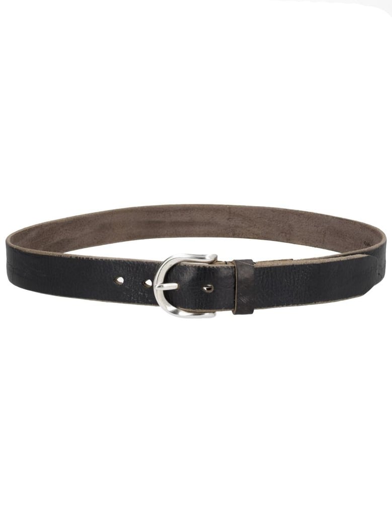 silver bovine leather necklace by Selfnex