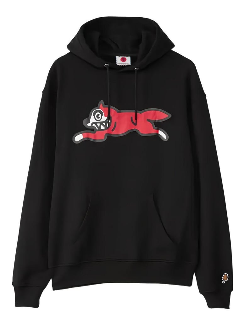 running dog cotton hoodie by Selfnex
