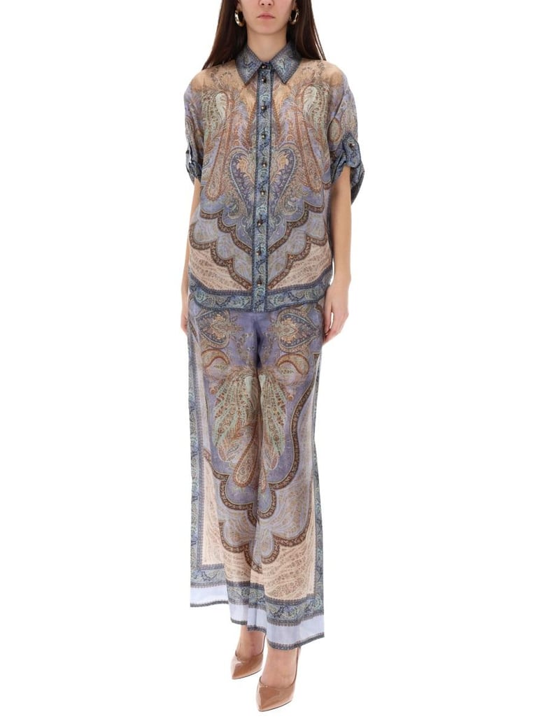 wanderlust silk trousers by Selfnex