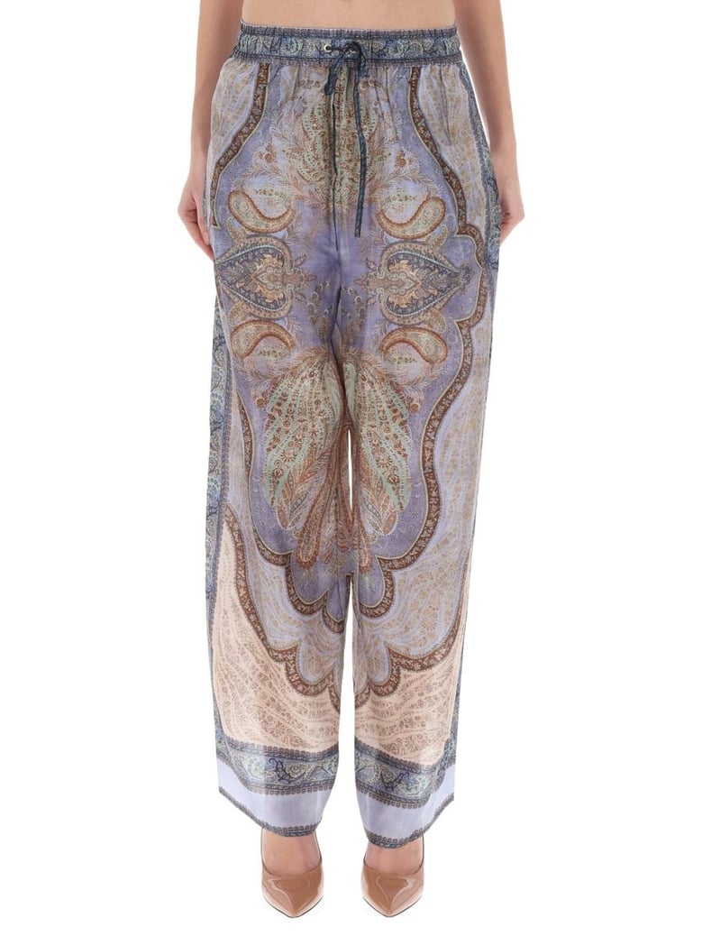 wanderlust silk trousers by Selfnex