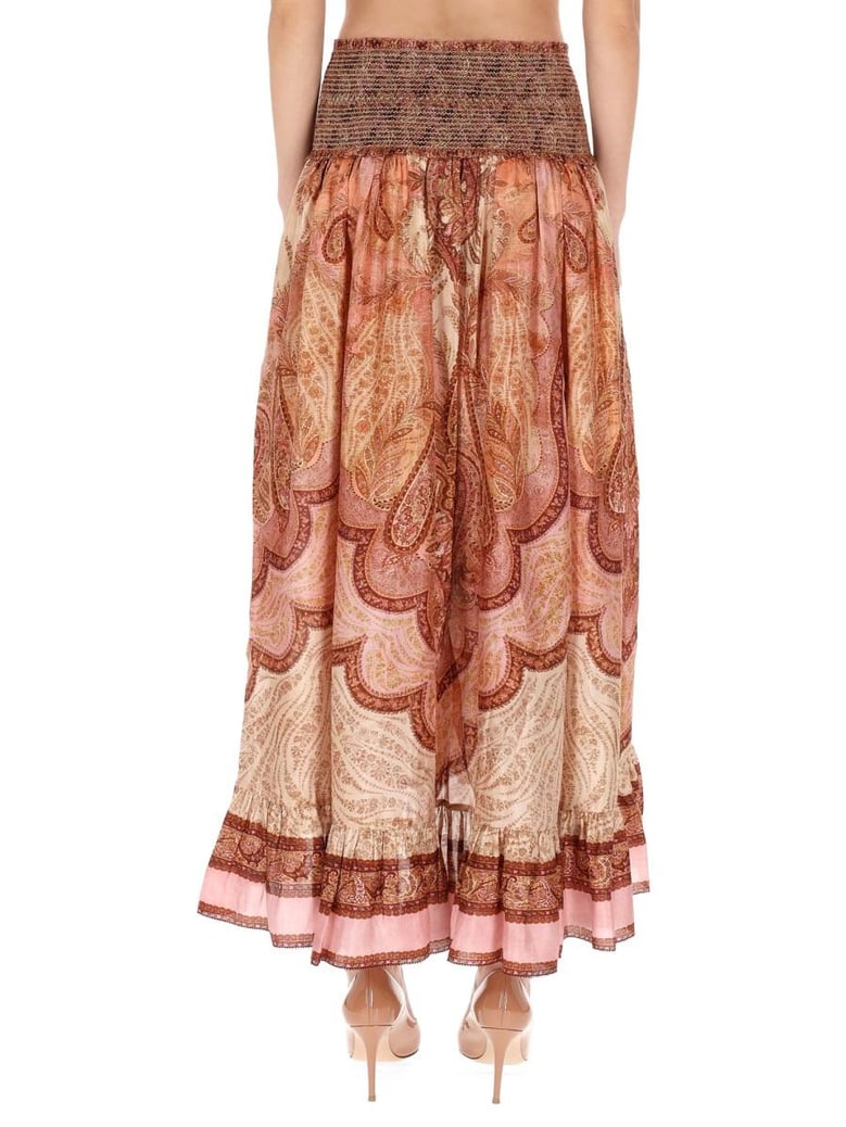 wanderlust silk maxi skirt by Selfnex