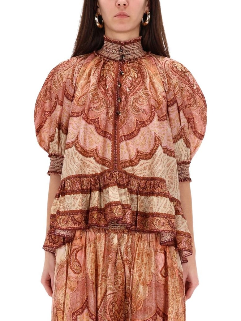 wanderlust silk blouse by Selfnex
