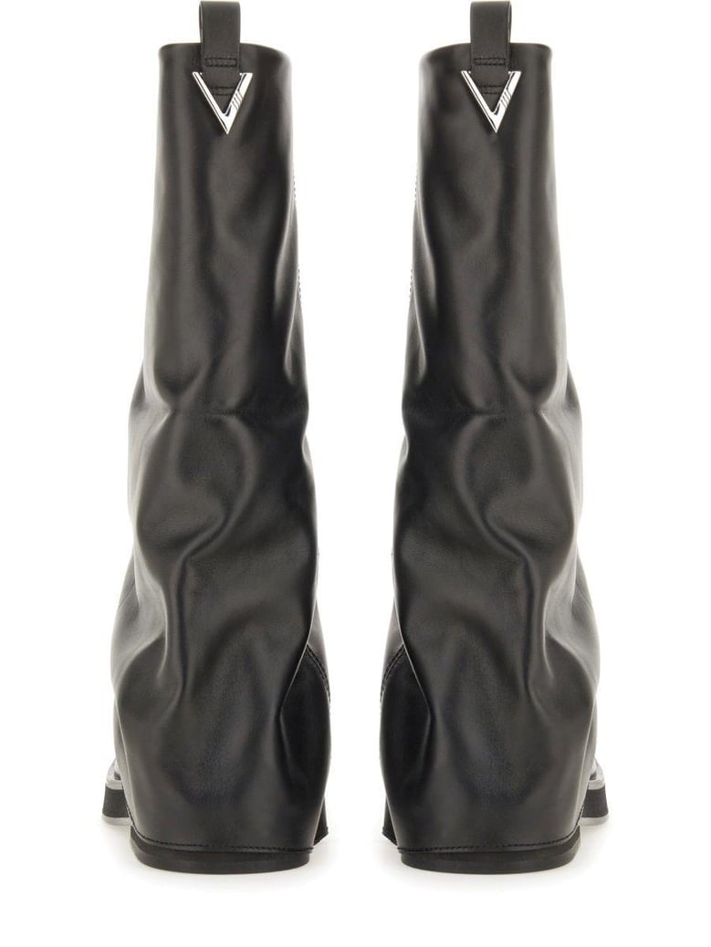 robin leather boots by Selfnex
