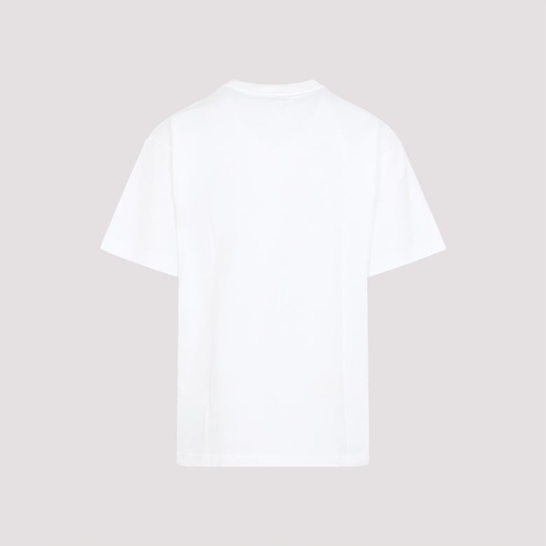 white s/s clover cotton t-shirt by Selfnex