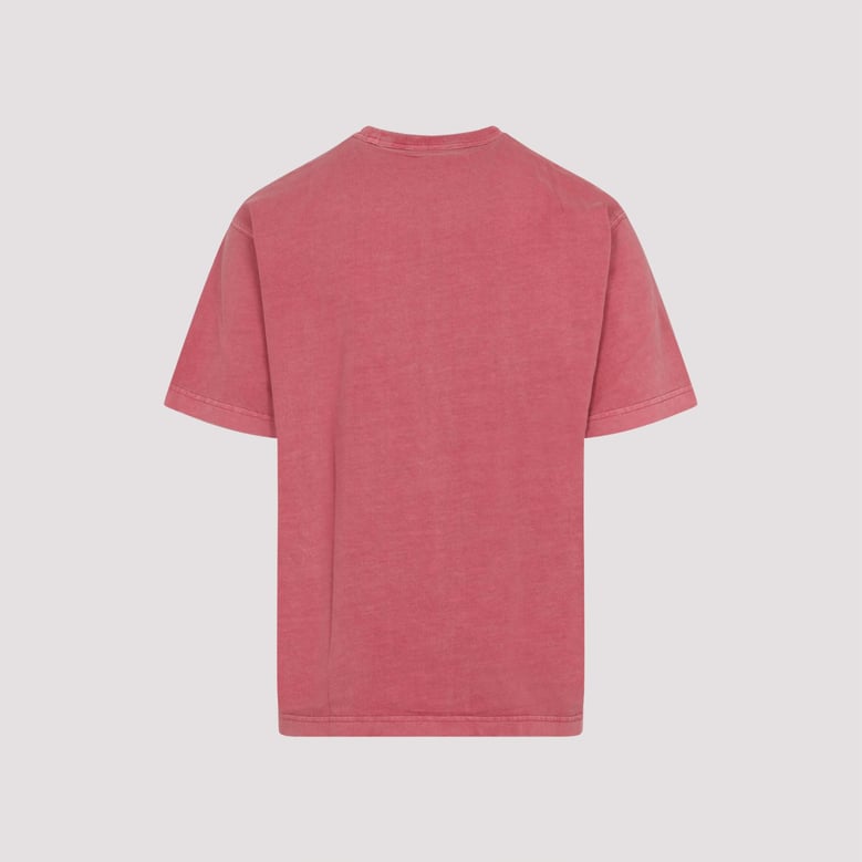 red s/s torion pocket cotton t-shirt by Selfnex