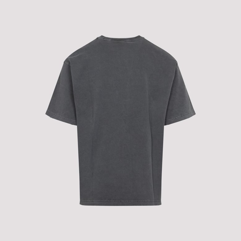 black s/s torion pocket cotton t-shirt by Selfnex