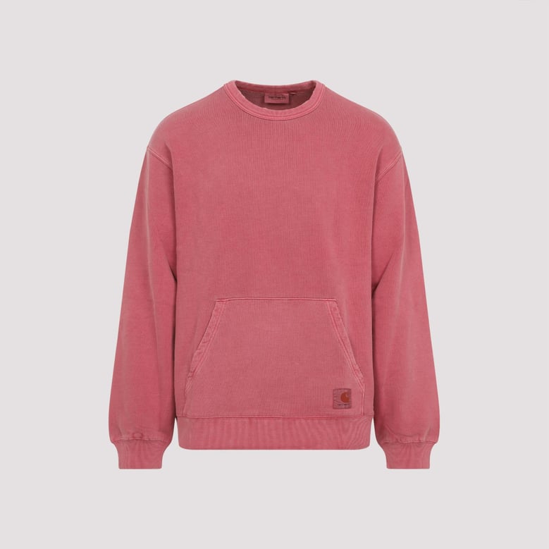 red torion cotton sweatshirt by Selfnex