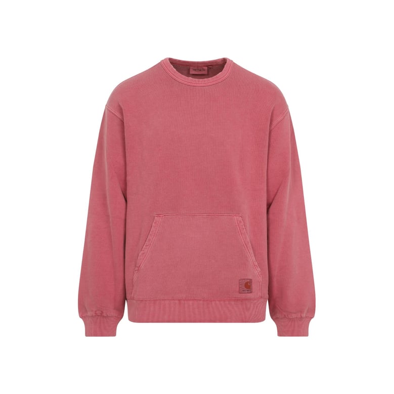 red torion cotton sweatshirt by Selfnex
