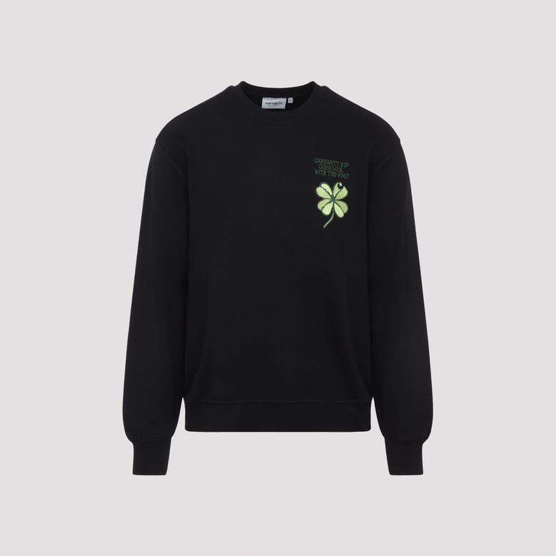 black clover cotton sweatshirt by Selfnex