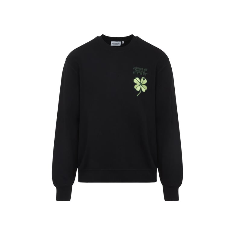 black clover cotton sweatshirt by Selfnex