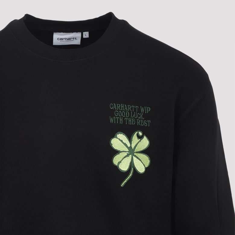 black clover cotton sweatshirt by Selfnex